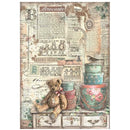 Stamperia Assorted Rice Paper A4 6/Sheets - Brocante Antiques