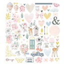 Spellbinders Cardstock Diecut Ephemera From Rosie's Studio Heartfelt