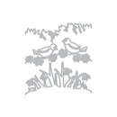 Hero Arts Fancy Dies Tri-Fold Garden Birds*