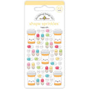 Doodlebug Sprinkles Adhesive Enamel Shapes Happy Pills - 8007*
