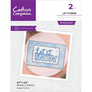 Crafter's Companion Metal Die Expression Let It Snow*