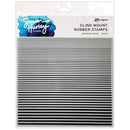 Simon Hurley create. Background Stamp 6"X6" Fading Lines^