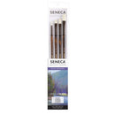 Willow Wolfe Seneca Artist Plein Air Brush Set Round, Bright, Filbert, Flat*