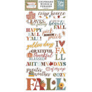 Echo Park Chipboard 6"X13" Words & Phrases, Sweater Weather*