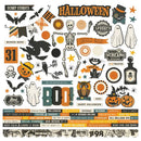 Simple Vintage Scary Stories Cardstock Stickers 12"X12"*