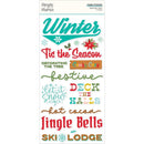 Simple Stories Snow Pine Lodge Stickers Foam*