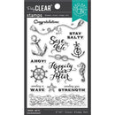 Hero Arts Clear Stamps 4"X6" Nautical Messages*