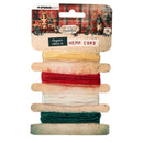 Jenine's Mindful Art Ribbon Organza & Hemp Nr. 15, Festive Nostalgia*