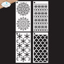 Elizabeth Craft Stencils 4/Pkg Journal 5*