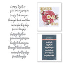 Spellbinders BetterPress Press Plate & Die Set Friends Sentiments*