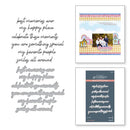 Spellbinders BetterPress Press Plate & Die Set Family Sentiments*