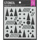 Hero Arts Stencil 6"X6" Geometric Holiday*