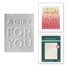 Spellbinders 3D Embossing Folder Beveled A Gift For You A2 Cardfront*