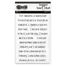 Dyan Reaveley's Dylusions Bigger Back Chat Stickers White Set