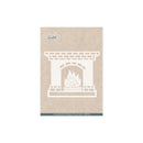 Find It Trading Card Deco Essentials Stencil Fireplace A5, Glowing Christmas*