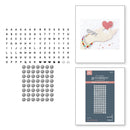 Spellbinders Press Plate & Die Set From Beads Of Friendship Bestie Alphabet Beads*