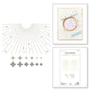 Spellbinders Glimmer Hot Foil Plate & Die By Carissa Wiley Sparkle Background, Shine Bright*