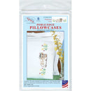 Jack Dempsey Stamped Pillowcases W/White Perle Edge 2/Pkg Highland Cow*