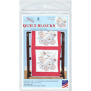 Jack Dempsey Stamped White Quilt Blocks 18"X18" 6/Pkg 2 Birds*