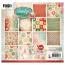Find It Trading Berries Beauties Paper Pack 8"X8" 18/Pkg Design, Nostalgic Noel*