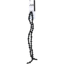 Cousin 102pc Gls Blk Fact Rndell Black Faceted Rondell*