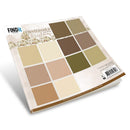 Find It Trading Amy Design Paper Pack 8"X8" 12/Pkg Solids, Frosted Gold Christmas*