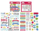 Doodlebug Odds & Ends Chit Chat Die-Cuts - Bar-B-Cute*