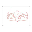 Sizzix Popn Cuts 3-D Magnetic Insert Die - Friend Phrase*