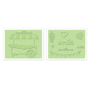Sizzix Framelits Die Set 5PK w/Textured Impressions - Sweet Shoppe Set*