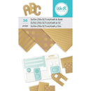 We R Memory Keepers Paper Pad 3"x 5" Kraft W/Gold Foil, 36/Pkg*