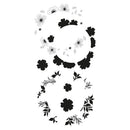 Sizzix Layered Clear Stamps By Lisa Jones 6/Pkg - Botanic Wreath*