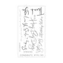 Sizzix Clear Stamp Set By Lisa Jones - Daily Sentiments