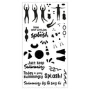 Sizzix Clear Stamps Set By Catherine Pooler 29/Pkg - Synchronized Swimmers*