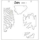 Sizzix Layered Stencil 4/Pkg - Fern*
