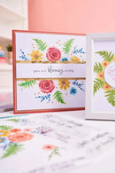 Sizzix Layered Clear Stamps 20/Pkg - Painted Florals*