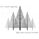 Sizzix A5 Cosmopolitan Christmas Clear Stamp Set With Stencil By Stacey Park - Merry & Bright*