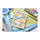 Sizzix Clear Stamps With Framelits Die By 49 And Market - Thankful Sentiments*