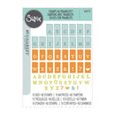 Sizzix A5 Clear Stamps With Framelits Die By 49 And Market - Tab Stamp Alpha*