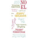 Sizzix Clear Stamps Set 13/Pkg By Catherine Pooler - Greetings Of The Season*
