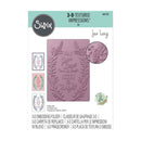 Sizzix 3D Textured Impressions Embossing Folder By Jen Long - Merry & Bright*