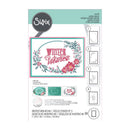 Sizzix A6 Layered Stencils 4/Pkg By Jen Long - Winter Wishes