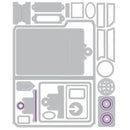 Sizzix Thinlits Die Set 24/Pkg by Tim Holtz - Vault Noteworthy