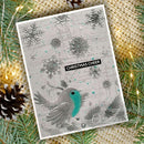 Creative Expressions Companion Colouring Stencil 6"x 8" 2/Pkg - Robin & Snowflakes