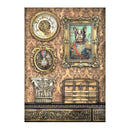 Stamperia Rice Paper Sheet A4 - Alterego - Frame With Dog*
