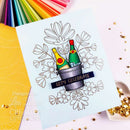 Creative Expressions Jane's Doodles Clear Stamp 4"x 6" - Celebrate*