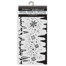 Stamperia Stencil 4.72"x 9.84" - Create Happiness Dewdrops - Snowflakes & Ice*
