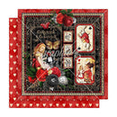 Graphic 45 Curiouser & Curiouser Double-Sided Cardstock 12"x 12" - Curiouser & Curiouser
