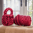 Poppy Crafts Super Chunky Hand Knitting Yarn 500g - Velvet - Red