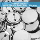 Packaging of shell and back cover components with a mention of package contents.