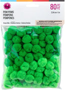 CousinDIY Pom-Poms 1" 80/Pkg Green Mix